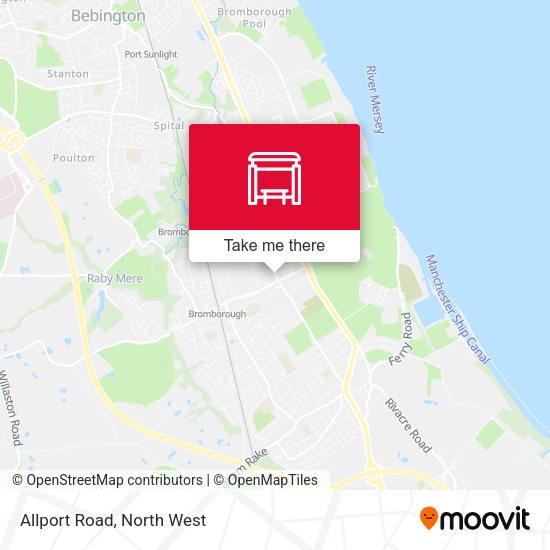 Allport Road map