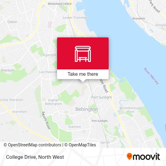 College Drive map