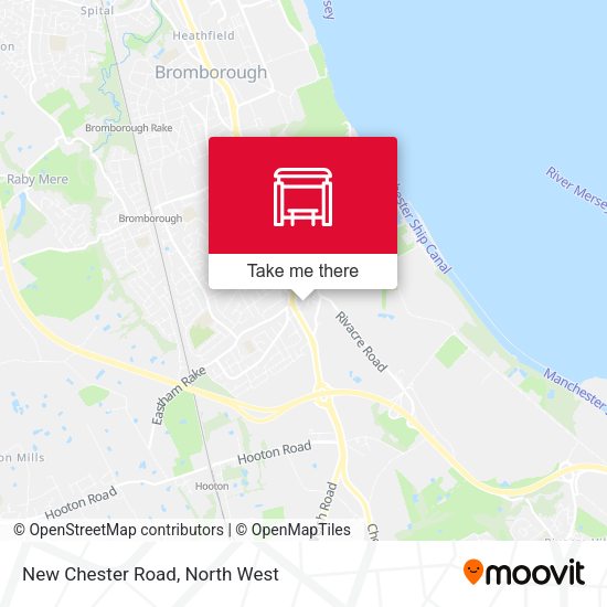 New Chester Road map