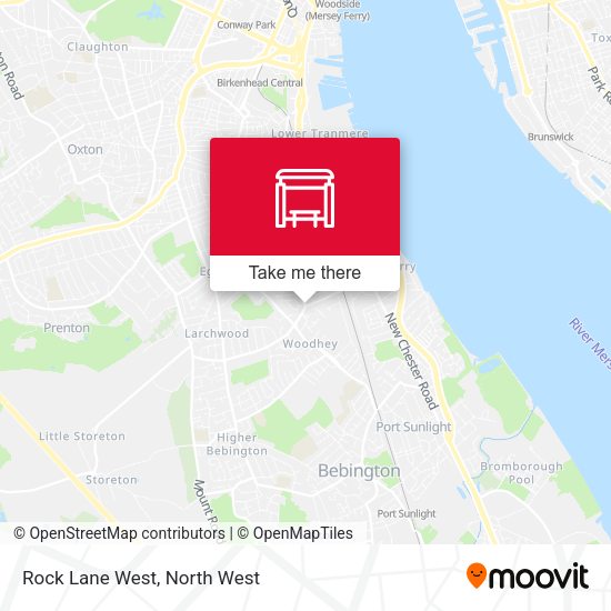 Rock Lane West map