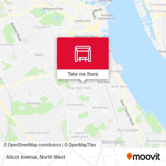 Allcot Avenue map