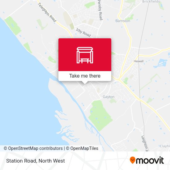 Station Road map
