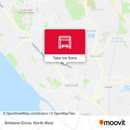 Belldene Grove map