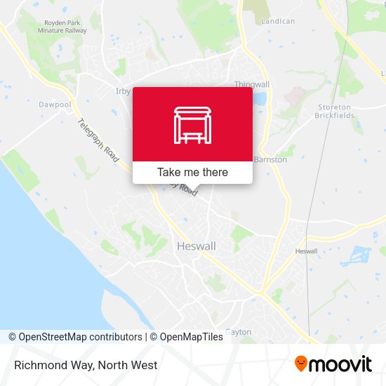 Richmond Way map