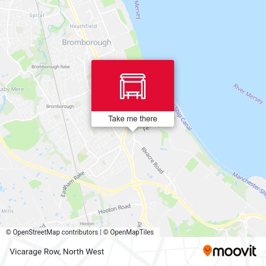 Vicarage Row map