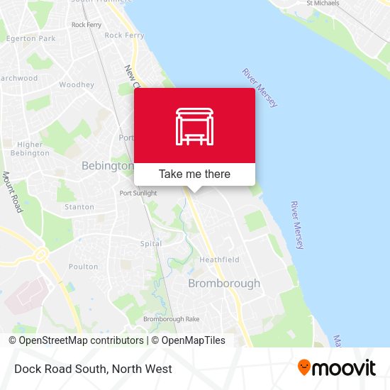 Dock Road South map