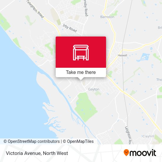 Victoria Avenue map