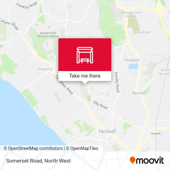 Somerset Road map