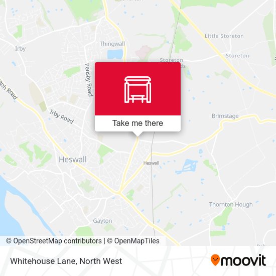Whitehouse Lane map