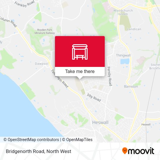 Bridgenorth Road map