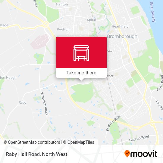 Raby Hall Road map