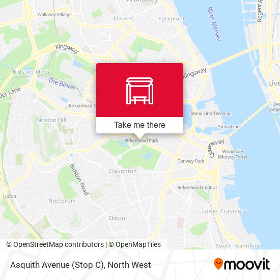 Asquith Avenue (Stop C) map