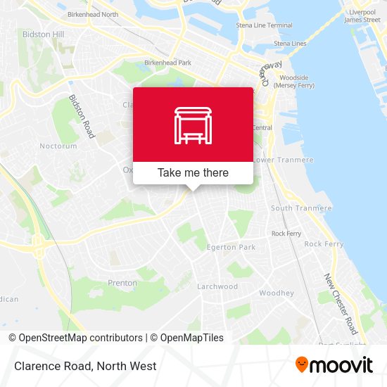 Clarence Road map