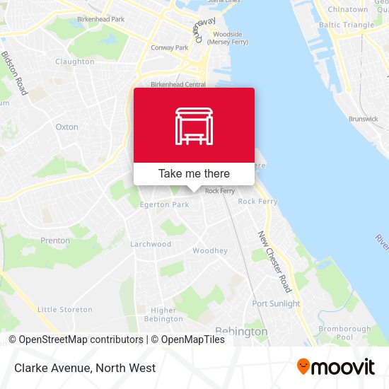 Clarke Avenue map