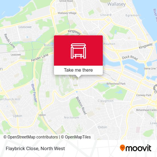 Flaybrick Close map