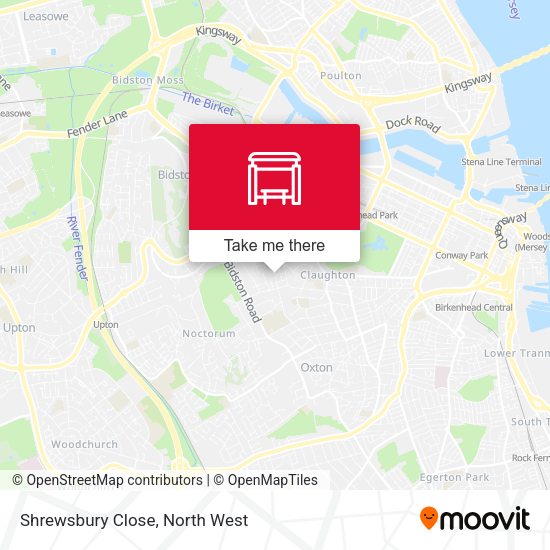 Shrewsbury Close map