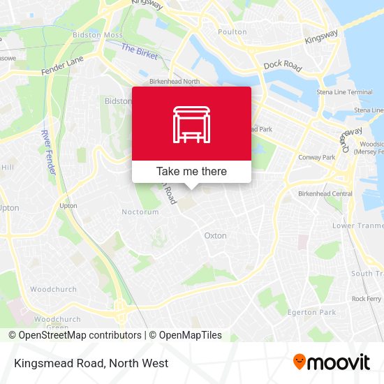 Kingsmead Road map