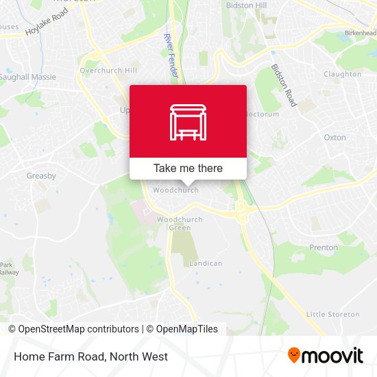 Home Farm Road map