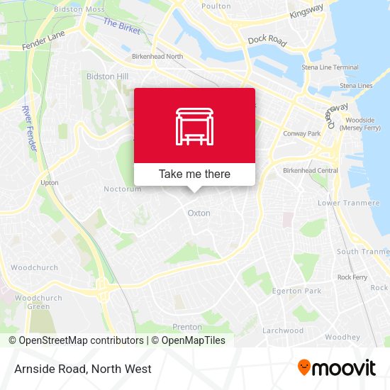 Arnside Road map