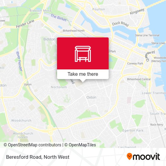 Beresford Road map