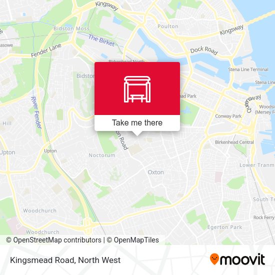 Kingsmead Road map