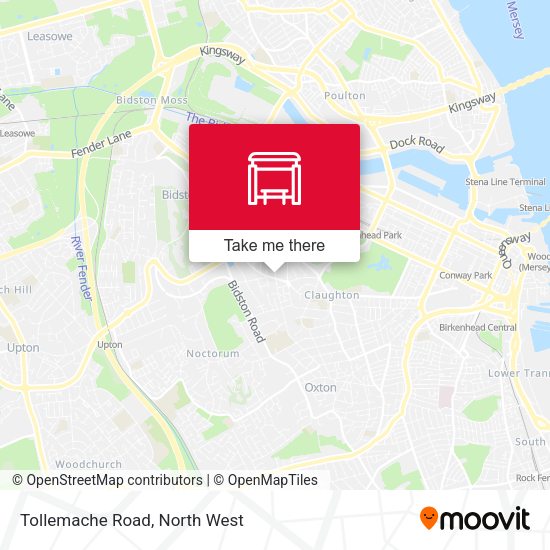 Tollemache Road map