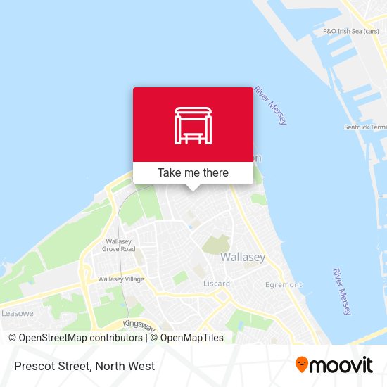 Prescot Street map