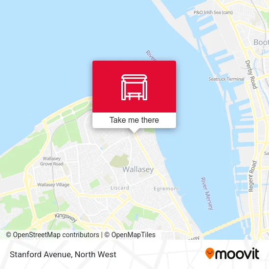 Stanford Avenue map