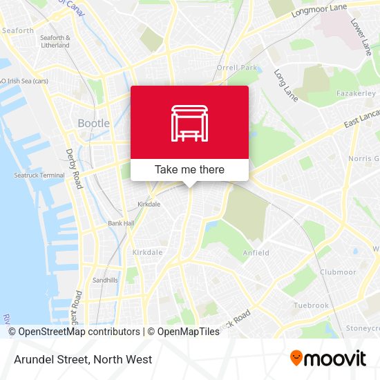 Arundel Street map