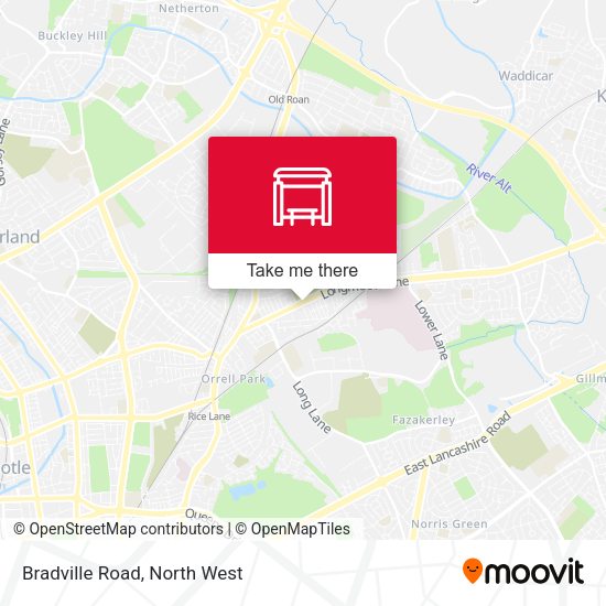 Bradville Road map