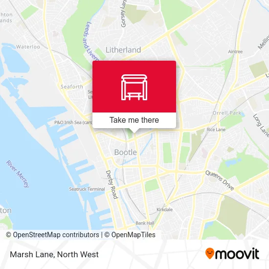 Marsh Lane map