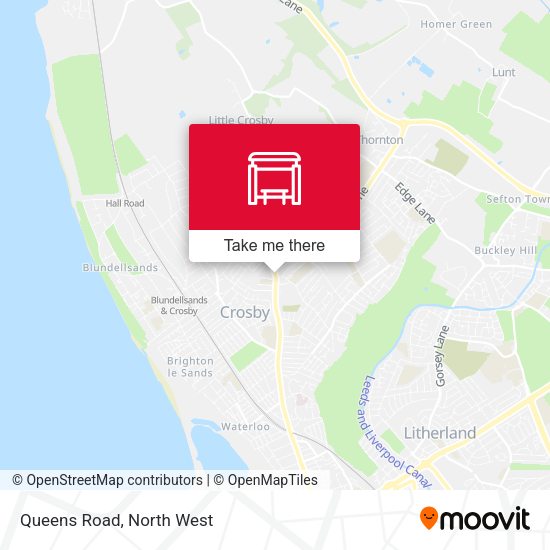Queens Road map