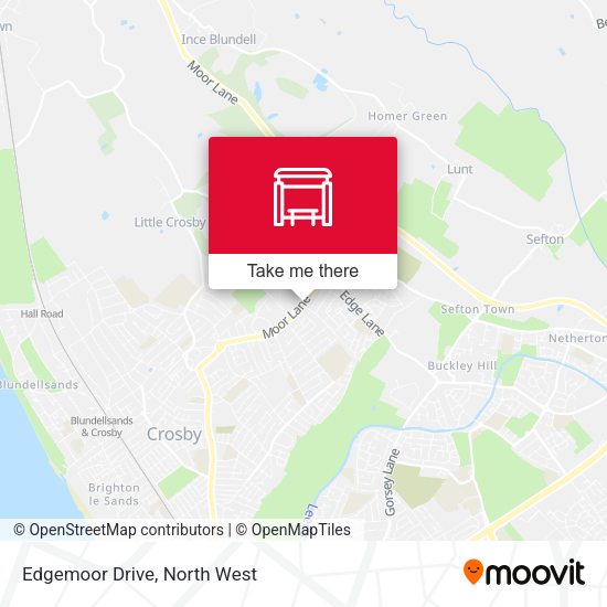 Edgemoor Drive map