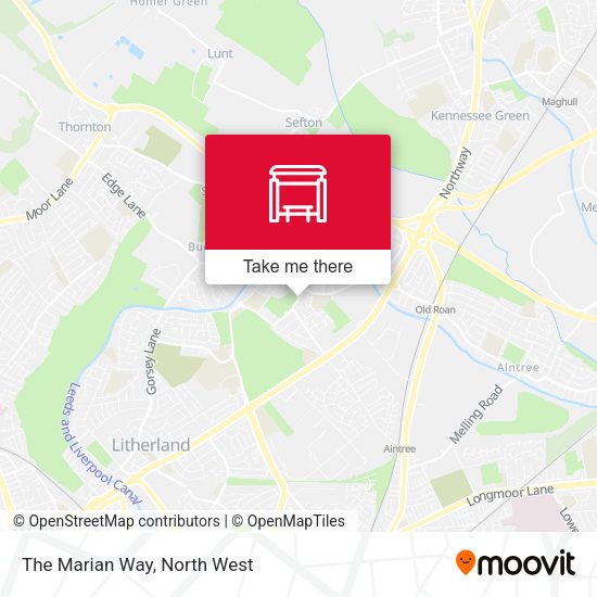 The Marian Way map