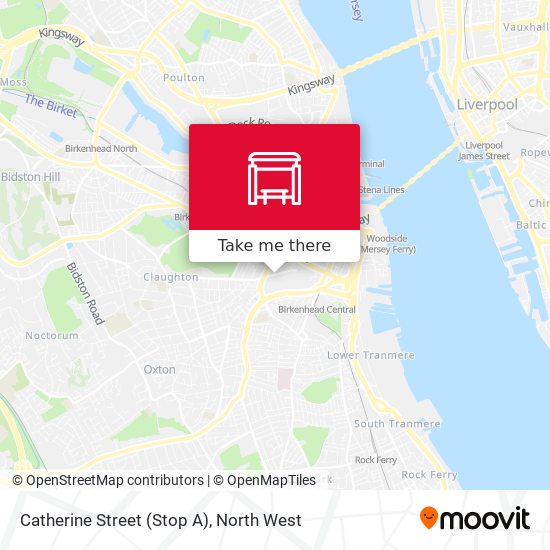 Catherine Street (Stop A) map