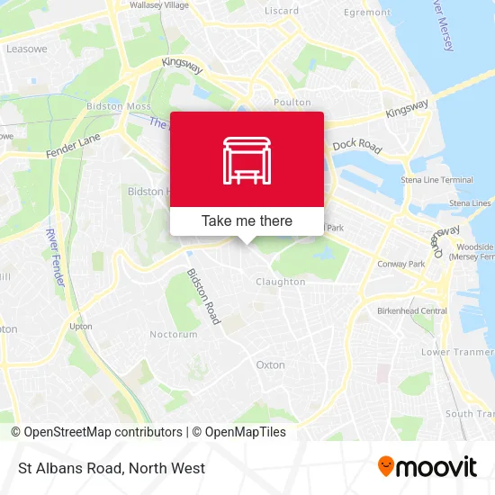 St Albans Road map