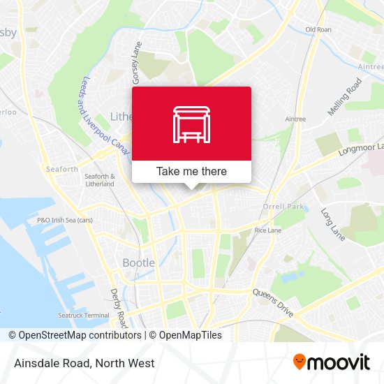 Ainsdale Road map