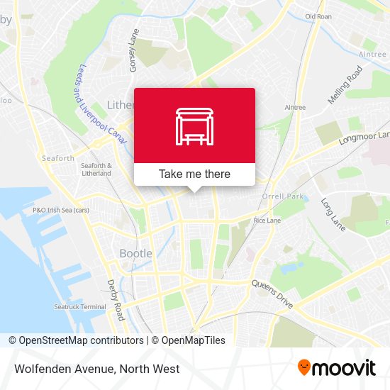 Wolfenden Avenue map