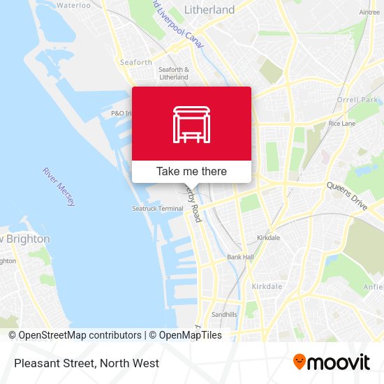 Pleasant Street map