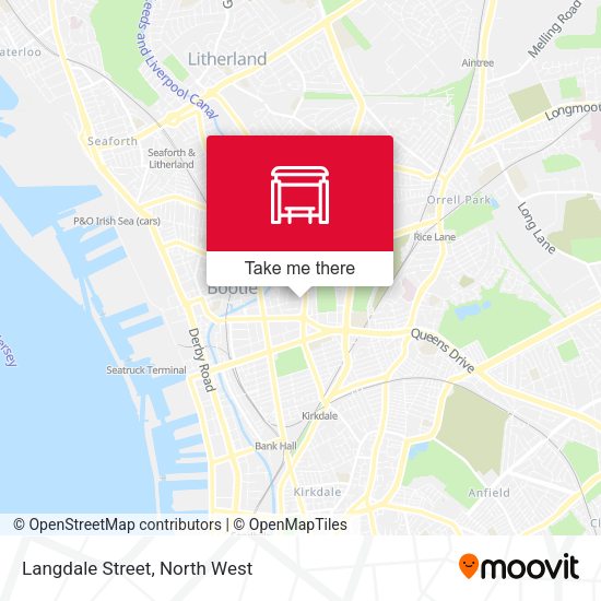 Langdale Street map