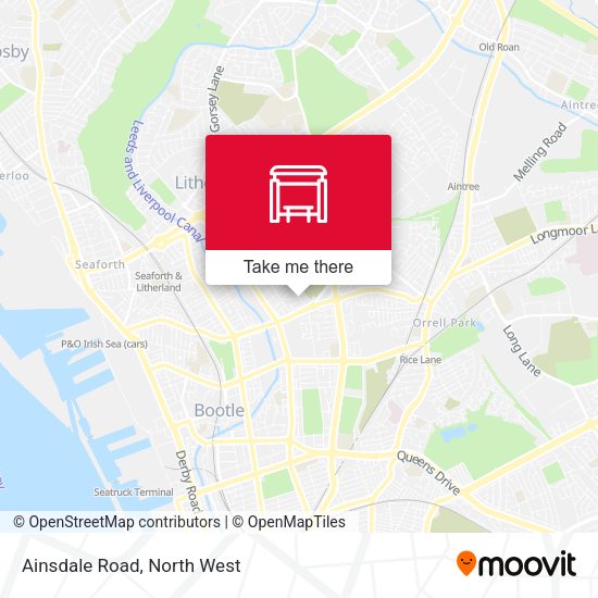 Ainsdale Road map