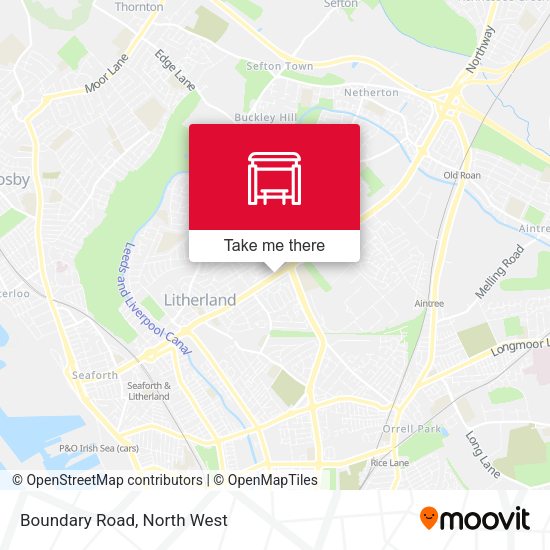 Boundary Road map