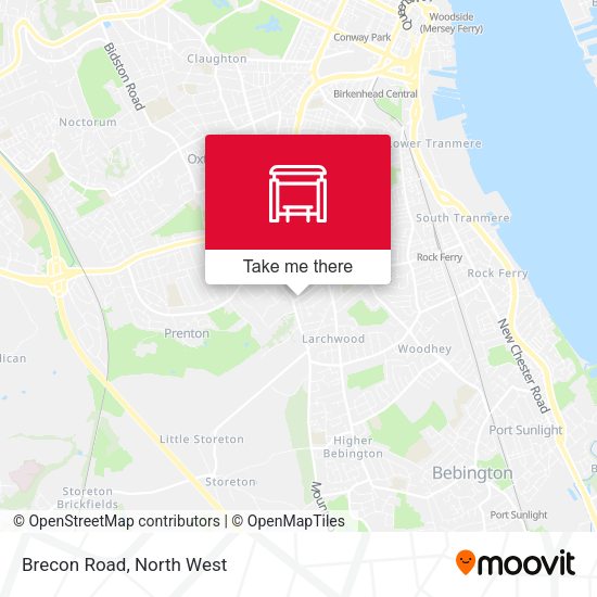Brecon Road map
