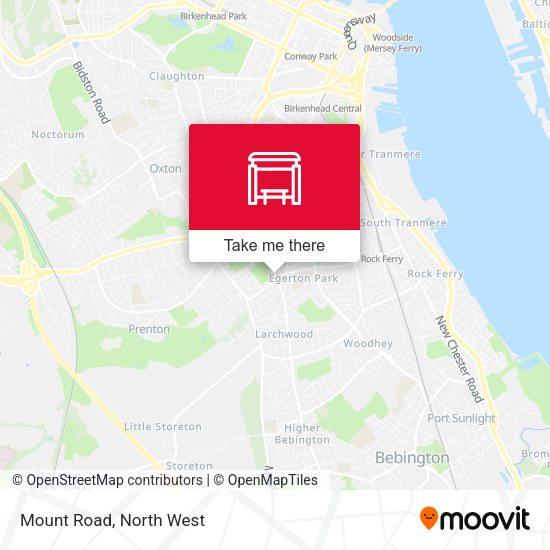 Mount Road map