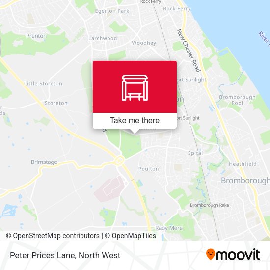 Peter Prices Lane map