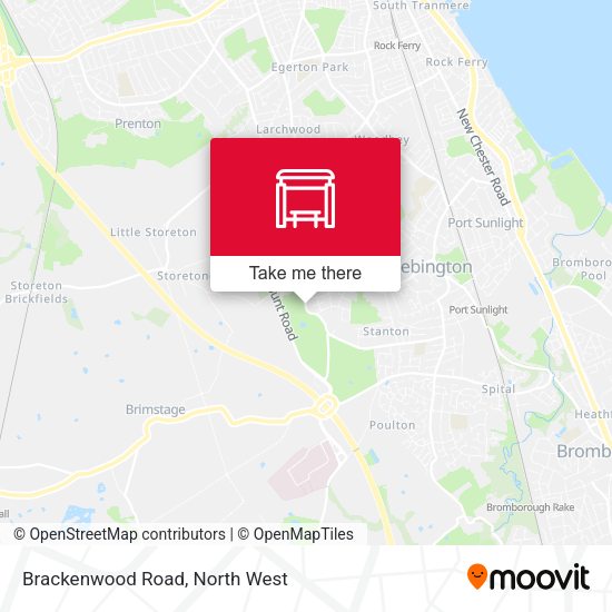 Brackenwood Road map