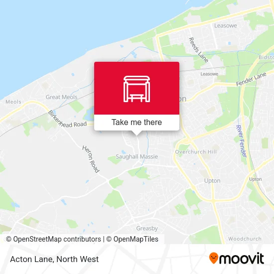 Acton Lane map