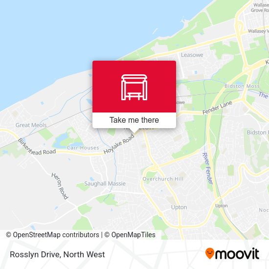 Rosslyn Drive map