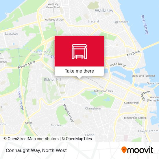 Connaught Way map