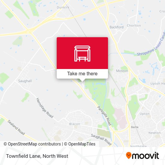 Townfield Lane map